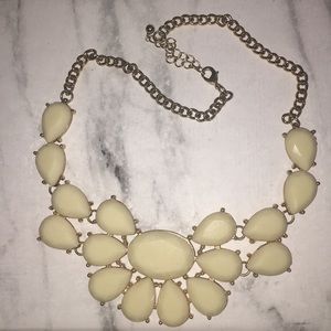 Cream & Gold statement necklace